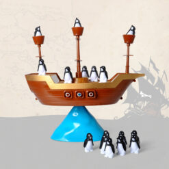 Balance Penguin Pirate Ship Educational Game Toy