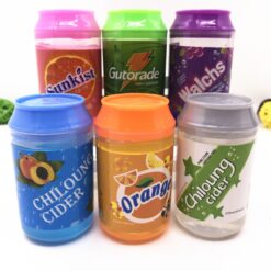 DIY Clay Colors Mud Crystal Soda Slime Putty Cans