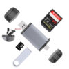 Multi-Function USB Type-C 6 In 1 OTG Card Reader Adapter