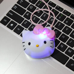Cute 3D Cartoon Hello Kitty Wired USB Gaming Mouse