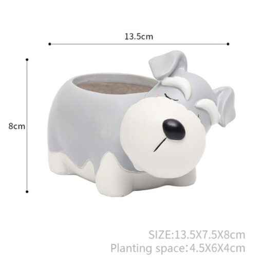 Creative Lovely Sleeping Pet Flowerpot Succulent Plant Pot - Image 7