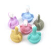 Silicone Pig Teether Baby Sensory Training Toothbrush
