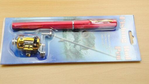 Mini Telescopic Portable Aluminum Fishing Pen Rod Pole Reel - Image 20