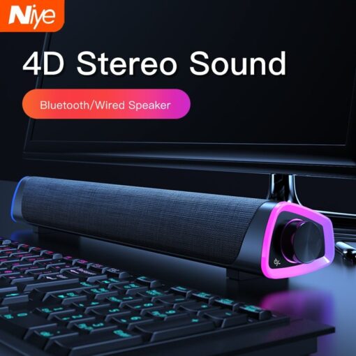 4D Computer Wireless Bar Stereo Subwoofer Bluetooth Speaker