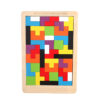 Colorful 3D Wooden Tangram Math Tetris Puzzle Toy