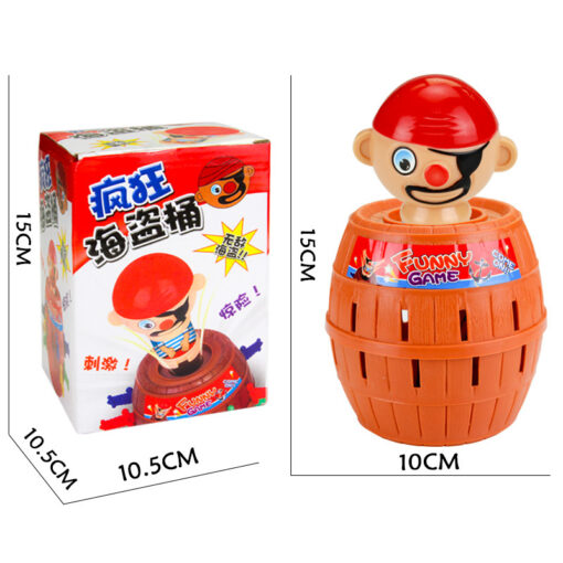 Funny Novelty Lucky Tricky Pirate Barrel Game Toy - Image 3