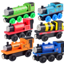 Wooden Magnetic Thomas Model Train Educational Toy
