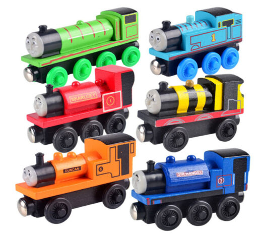 Wooden Magnetic Thomas Model Train Educational Toy