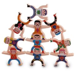 Children Wooden Hercules Balance Blocks Stacking Toy