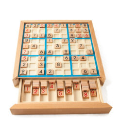 Wooden Folding Sudoku Chess Game Educational Toy