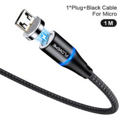 Magnetic Micro USB Indicator Fast Charging Data Cable