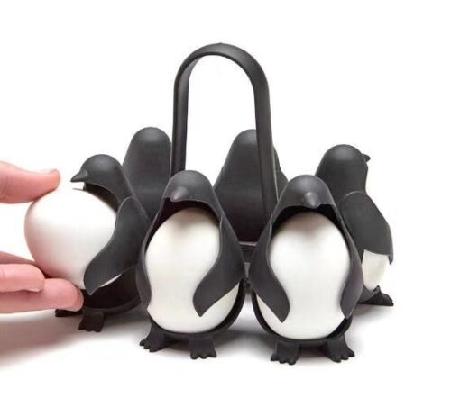 3-in-1 Penguin Shaped Kitchen Boiled Egg Steamer Cooker