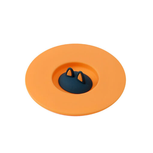 Silicone Cute Cartoon Cat Ear Tea Mug Cup Lid Sealing Cover - Image 6