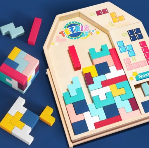 Creative Thinking Puzzle Building Blocks Tetris Game Toys