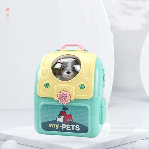 Simulation Pet Backpack Space Box Play Pet House Doll Toy - Image 4