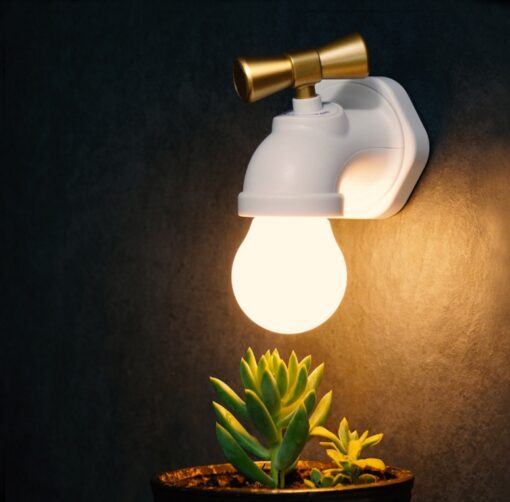 Creative Faucet USB Rechargeable Wall Hanging LED Lamp - Image 7