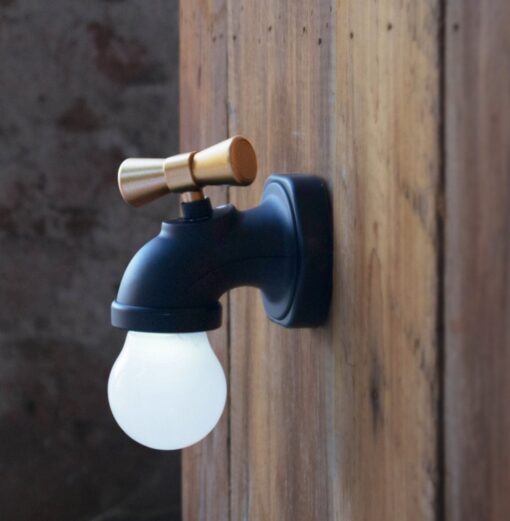 Creative Faucet USB Rechargeable Wall Hanging LED Lamp - Image 5