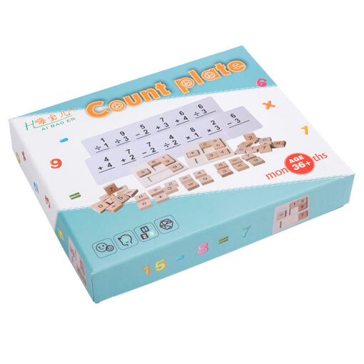 Wooden Montessori Math Teaching Aids Counting Learning Toys - Image 2