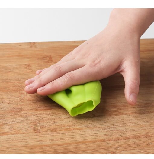 Silicone Manual Garlic Press Peeler Skin Remover Kitchen Tool - Image 5