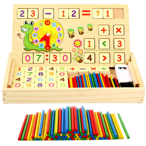 Children's Wooden Counting Stick Educational Math Toys