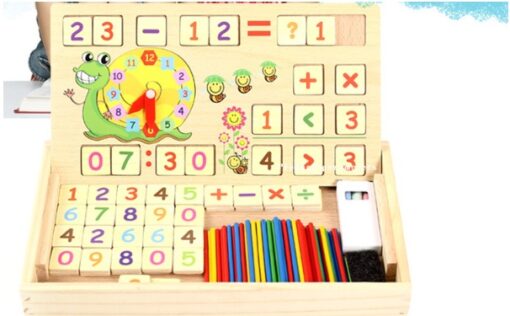 Children's Wooden Counting Stick Educational Math Toys - Image 3