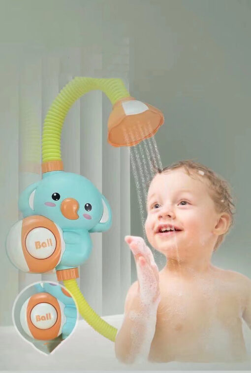 Cute Animal Pattern Faucet Baby Shower Head Water Spray Toy - Image 3