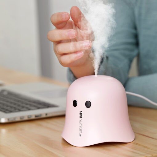 Cute Ghost Mini USB Ultrasonic Aroma Oil Diffuser Mist Maker