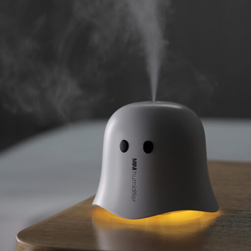 Cute Ghost Mini USB Ultrasonic Aroma Oil Diffuser Mist Maker - Image 3