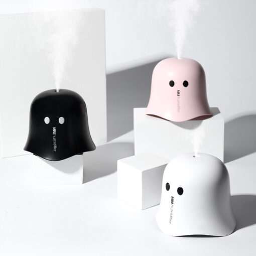 Cute Ghost Mini USB Ultrasonic Aroma Oil Diffuser Mist Maker - Image 4