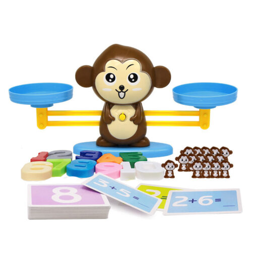 Children'S Balancing Scale Digital Math Match Game Board Toy - Image 7