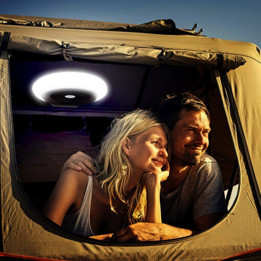 Portable USB Charging Outdoor Camping Tent Fan Light - Image 5