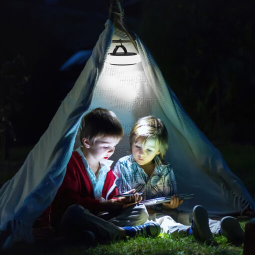 Portable USB Charging Outdoor Camping Tent Fan Light - Image 3