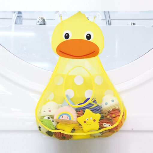 Baby Bathtub Mesh Duck Storage Bag Organizer Holder