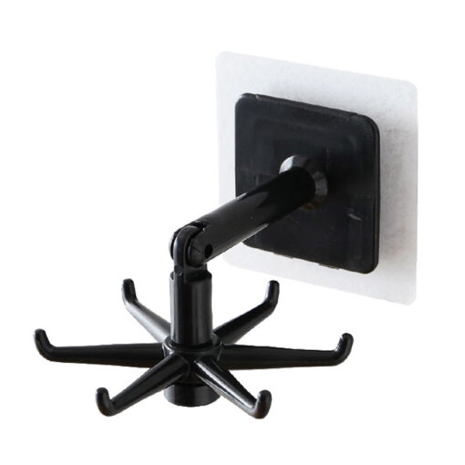 Multifunctional Six-Claw Wall Hanging Kitchen Rotating Hook - Image 6