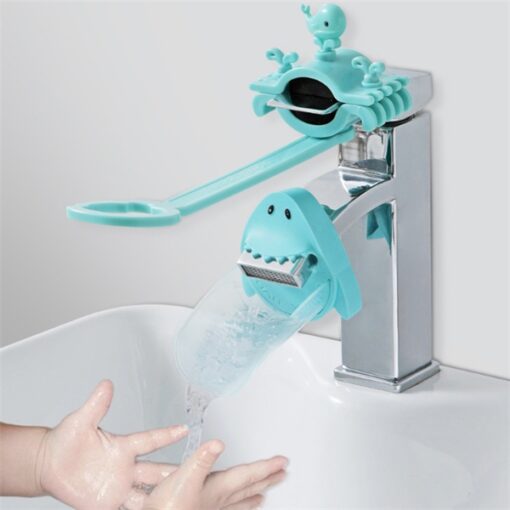 Children's Hand-washing Splash Guard Faucet Extender Device - Image 3