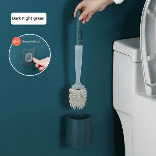 Wall-Mounted Long-handled Bathroom Cleaning Toilet Brush - Image 4