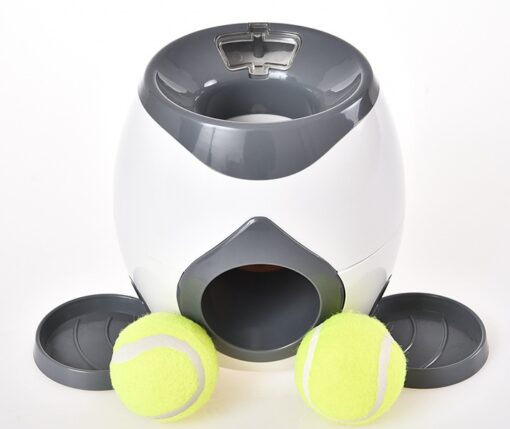 Interactive Smart Pet Feeder Tennis Ball Throwing Machine Toy - Image 2