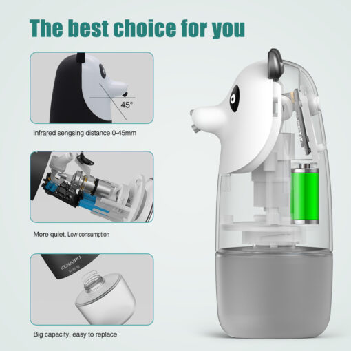 Intelligent Sensor Panda Soap Dispenser Foam Hand Sanitizer - Image 4