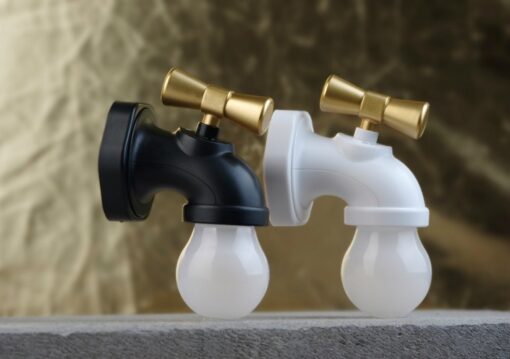 Creative Faucet USB Rechargeable Wall Hanging LED Lamp - Image 2