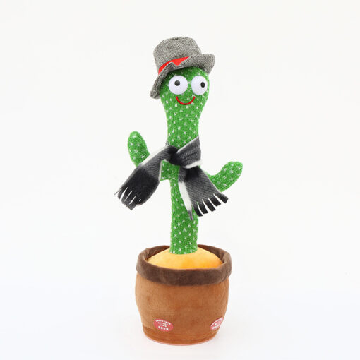 Funny Electric Twisting Electronic Dancing Cactus Plush Toy - Image 25