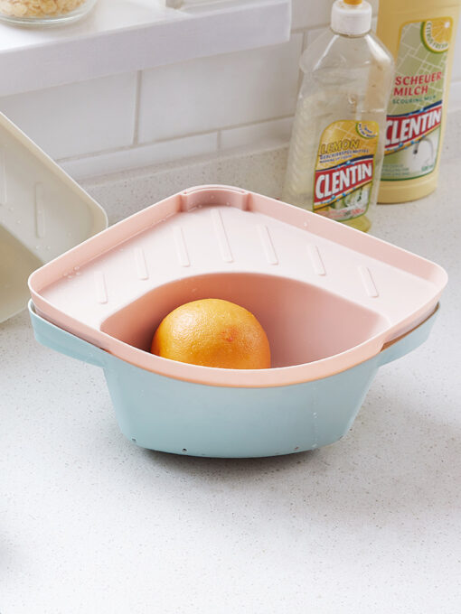 Suction Cup Type Kitchen Triangle Drain Basket Vegetable Sink - Image 2