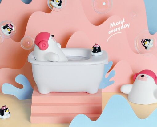 Creative Polar Bear Bathtub Air Humidifier USB Mist Maker - Image 4