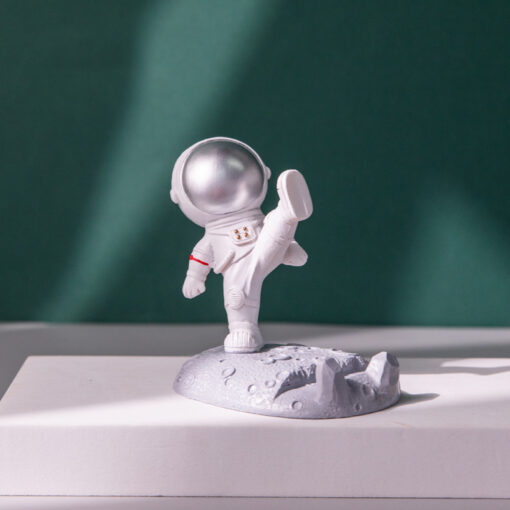 Creativity Astronaut Spaceman Model Resin Crafts Phone Holder - Image 7