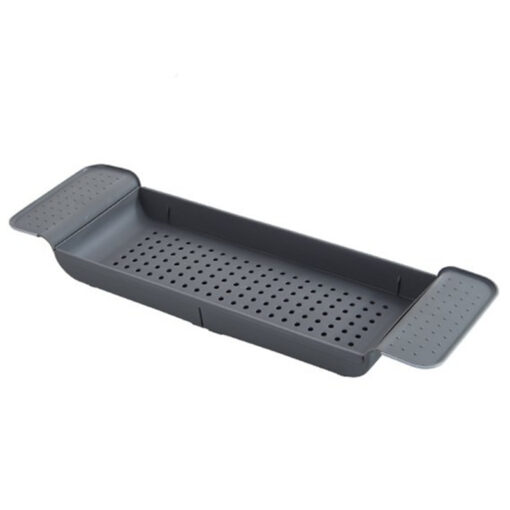 Multifunctional Plastic Extendable Bathtub Storage Drain Tray - Image 6