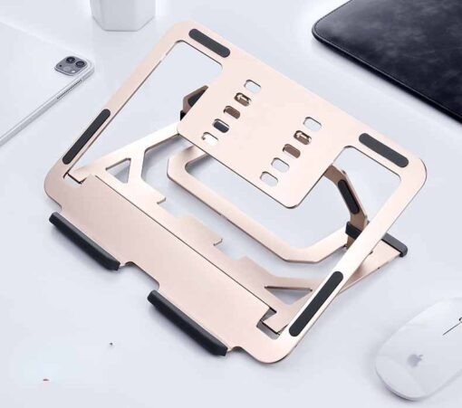 Multi-Angle Aluminum Cooling Bracket Laptop Desk Holder - Image 9