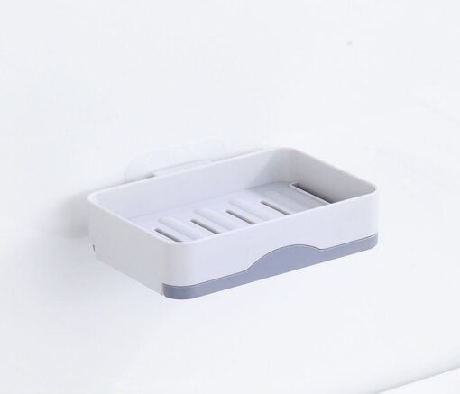 Wall Mount Rotatable Punch Free Soap Dish Storage Holder - Image 3