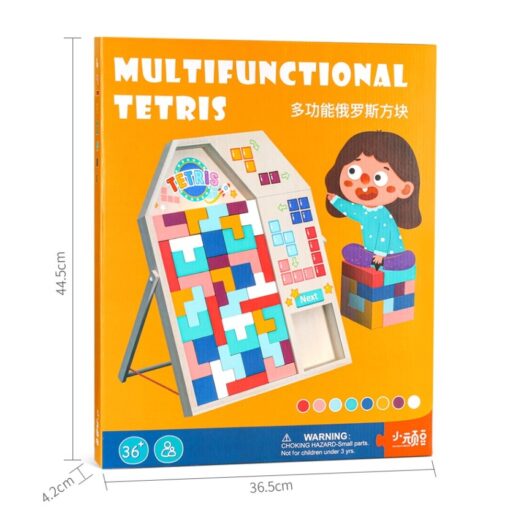 Creative Thinking Puzzle Building Blocks Tetris Game Toys - Image 4