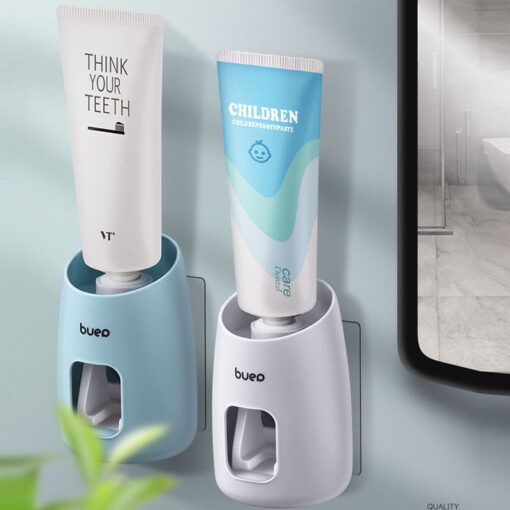 Wall Mounted Cute Automatic Hands-Free Toothpaste Dispenser