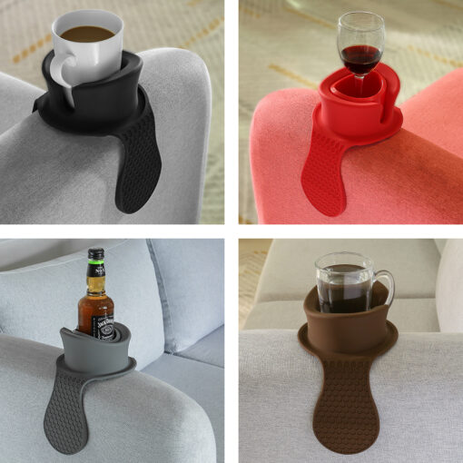 Anti-Spill Couch Coaster Food Grade Silicone Drink Holder - Image 8