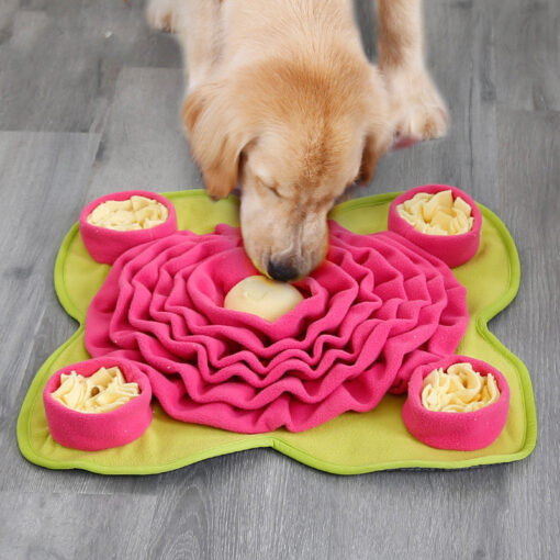 Durable Interactive Dog Sniffing Blanket Training Feeding Pad - Image 4